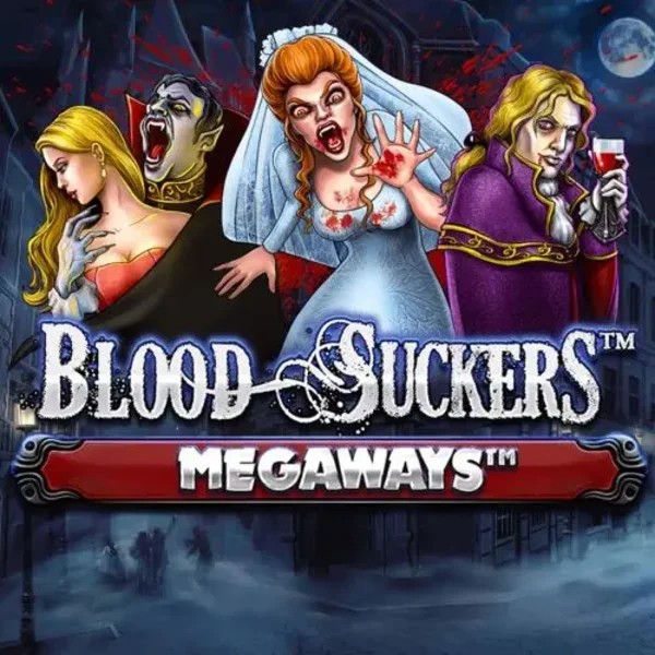 Blood Suckers Megaways online game logo by Red Tiger Gaming on skyhils.nl