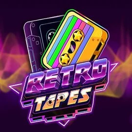 Retro Tapes slot logo by Push Gaming at SkyHills CasinoRetro Tapes